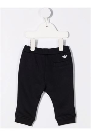 blue cotton trackpants EMPORIO ARMANI KIDS | 8NHPS91JRIZ0920